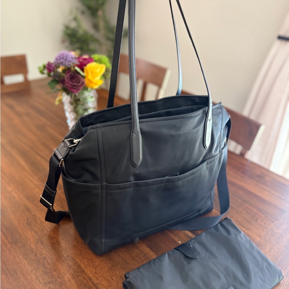 kate spade Black Nylon Diaper Bag Tote with Removable Crossbody Strap - Picture 4 of 4